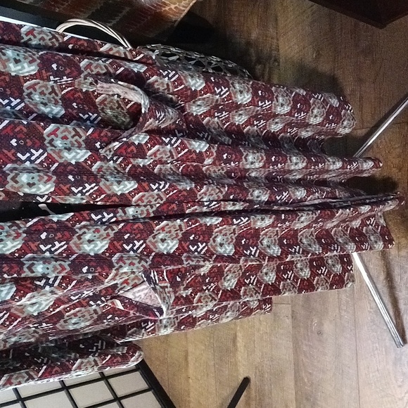 LuLaRoe Print long Cardigan tunic❤️❤️❤️ - Picture 2 of 10